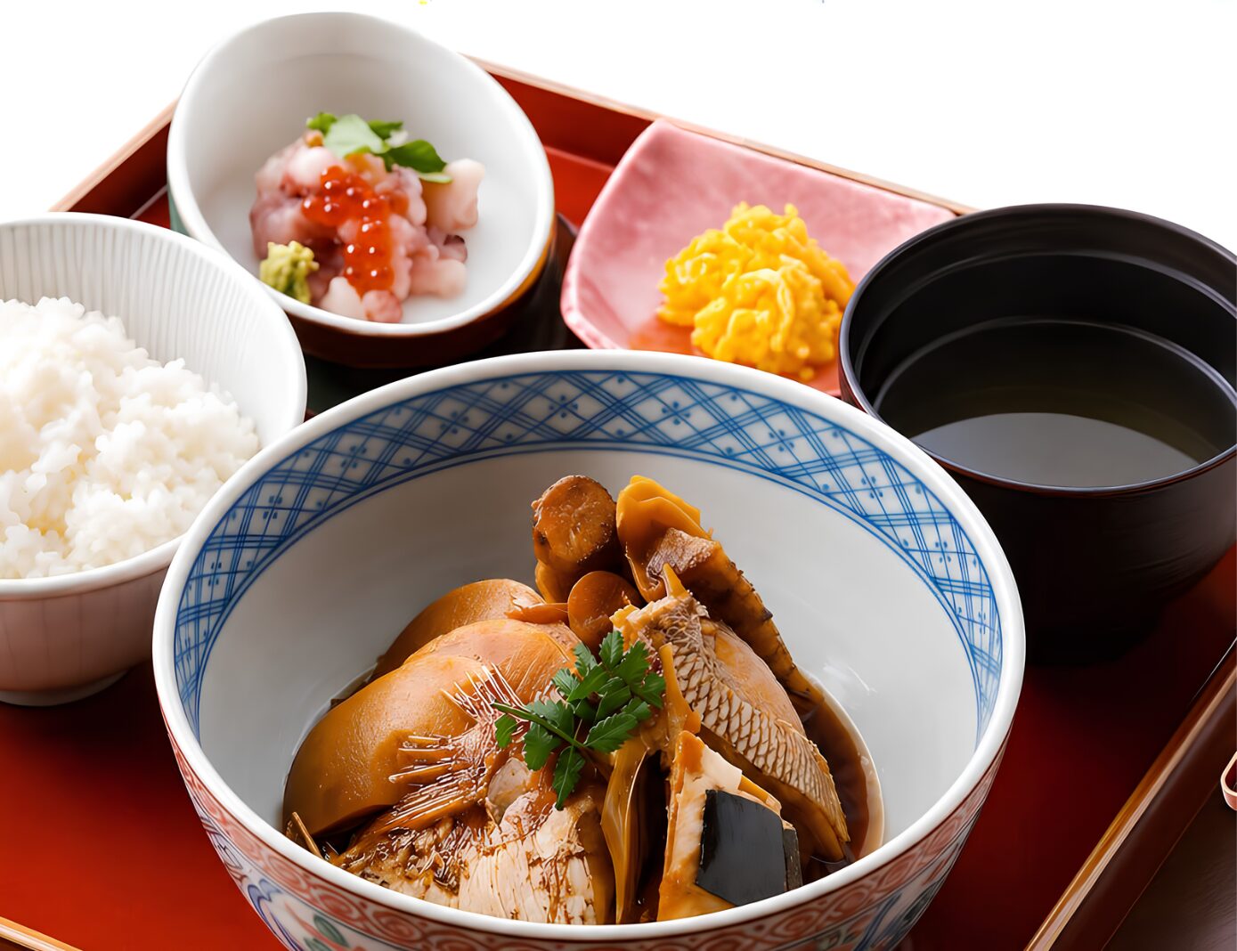 本日のあら炊き定食