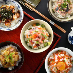 海鮮丼の素 5種セット（恵びす・真鯛・イカいくら・タコ・鯖とろ）
