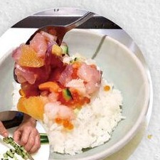 ご飯にのせて完成