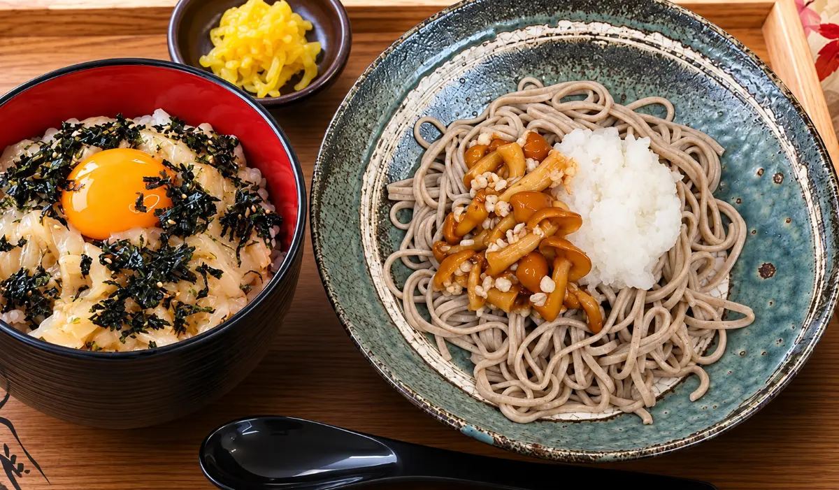 特濃イカ小丼の越前ごちそう膳